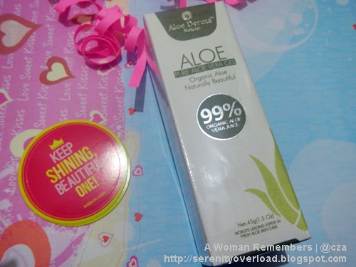 Aloe Derma Pure Aloe Vera Gel, BDJ Box, BDJ Box subscription, BDJ Box unboxing, beauty products