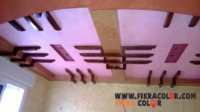 جديد ديكورات الجبس مع احدث انواع الدهانات fikra color جديد ديكورات الجبس مع احدث انواع الدهانات fikra color