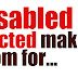 DISABLED EVICTED to make room for...
