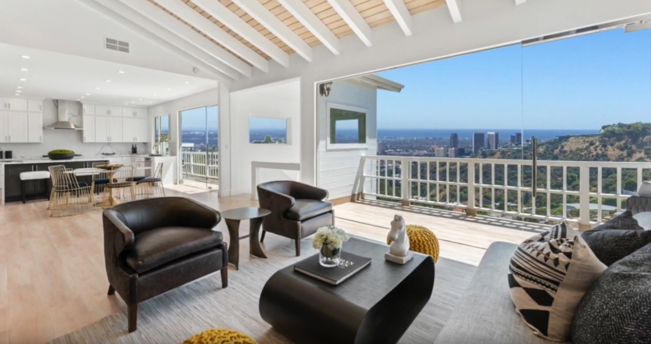 Luxury Home Interior Design Tour vs. Uninhibited jetliner views | 2019 Sunset Plaza Dr | Rita Benelian