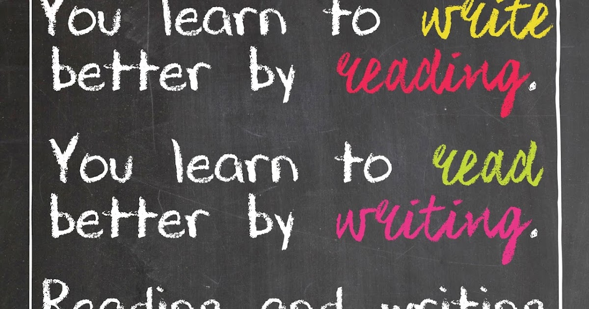 iHeart Poster Teaching Reading and Writing Work Together