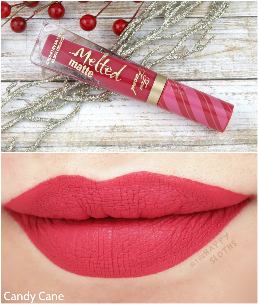 Too Faced Melted Matte Liquified Long Wear Matte Lipstick in Candy Cane
