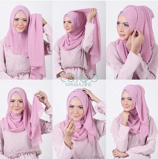 Tutorial Hijab Pesta Tile | tutorial hijab pesta simple segi empat modern terbaru 2016 Tutorial Hijab Pesta Tile | tutorial hijab pesta simple segi empat modern terbaru 2016
