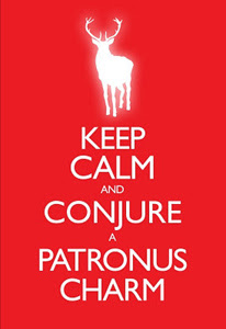 Keep Calm and Conjure A Patronus Charm Poster