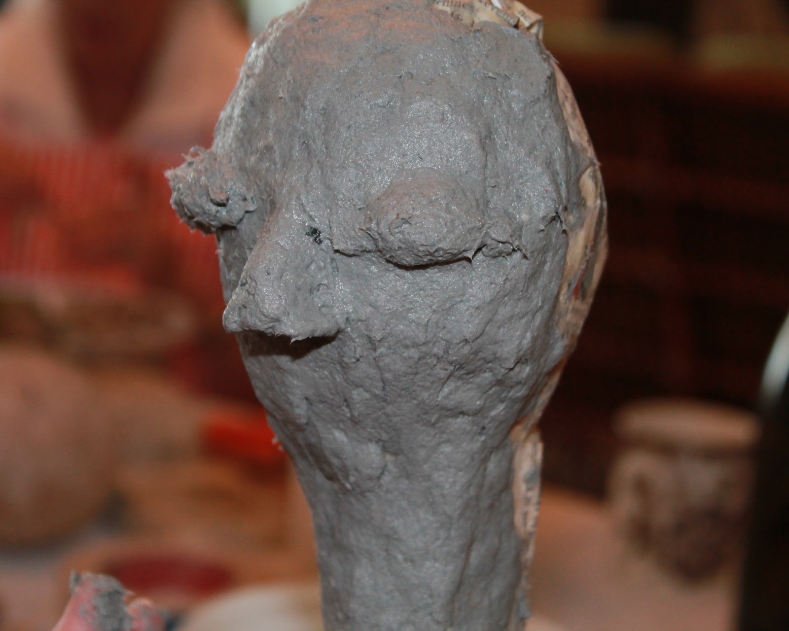 Connecting Pieces Puppet Making Step Five Facial Features