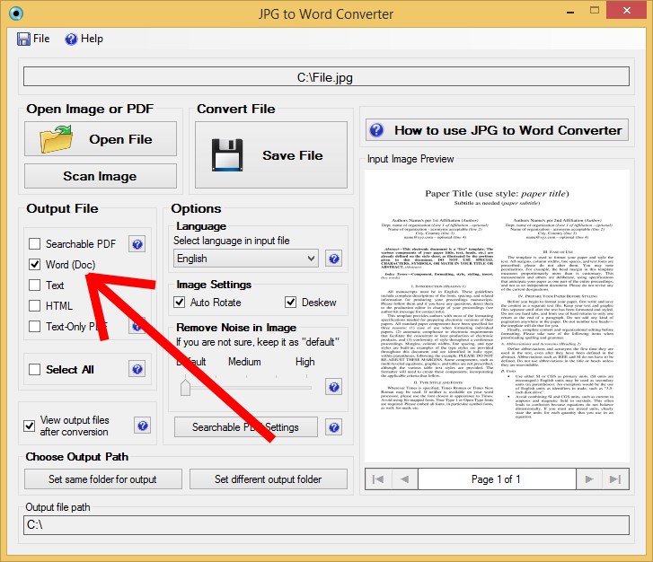 how to convert a scanned jpg image into a word file editweaks jpg format