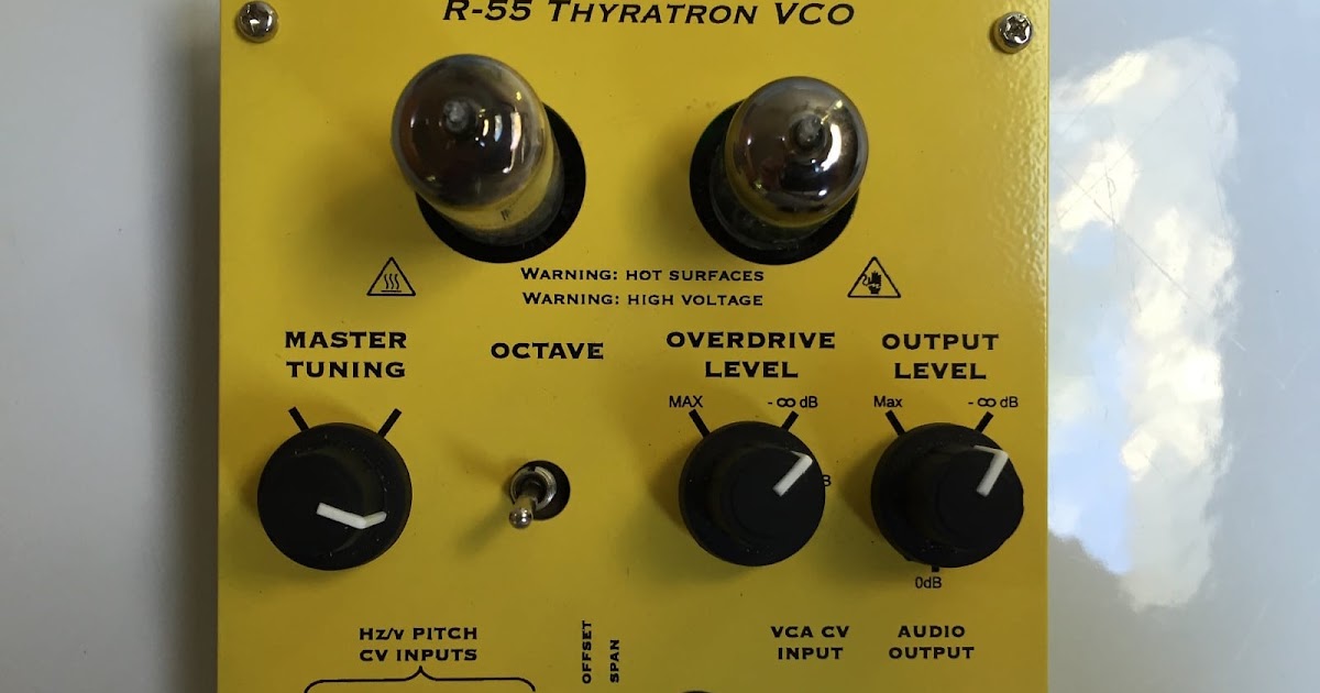 MATRIXSYNTH Metasonix R55 Thyratron VCO Vacuum Tube Oscillator Eurorack Module