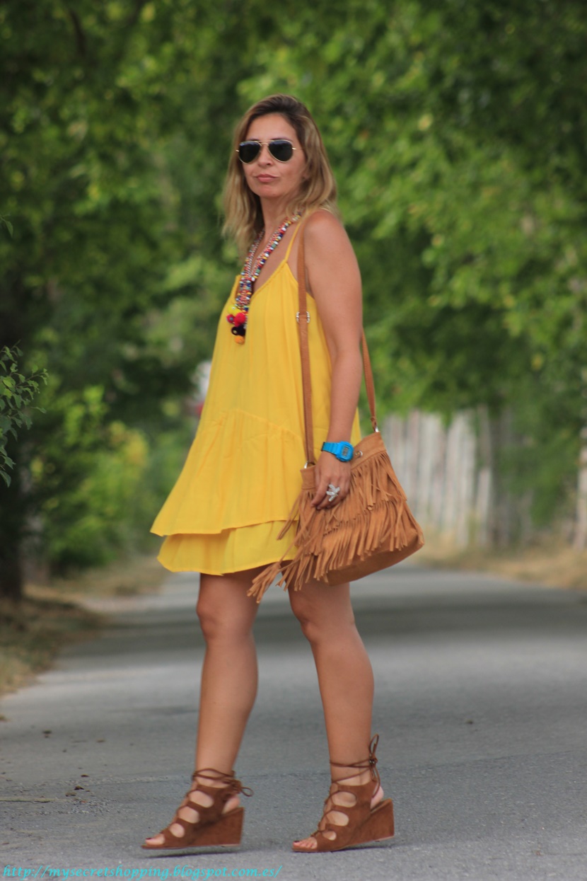 My Secret Shopping Yellow Dress