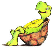 Gambar Animasi Bergerak Kura-kura Dengan Bergai Gayanya - Cerita Lucu