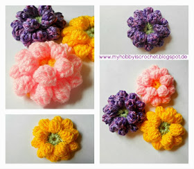 Dahlia Flower- Free Crochet Pattern with Video Tutorial