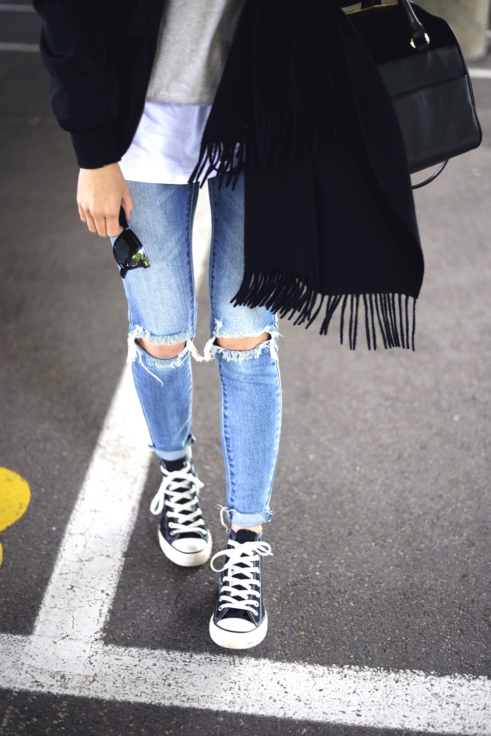 Blue Jeans & Bomber Jacket | BY ANNA: Fashion and Lifestyle Blog from ...