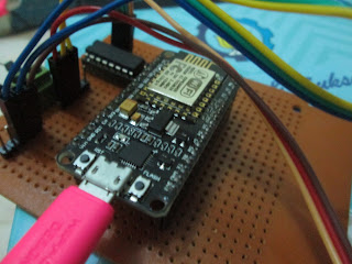 esp8266 nodemcu arduino webserver 12e menggunakan