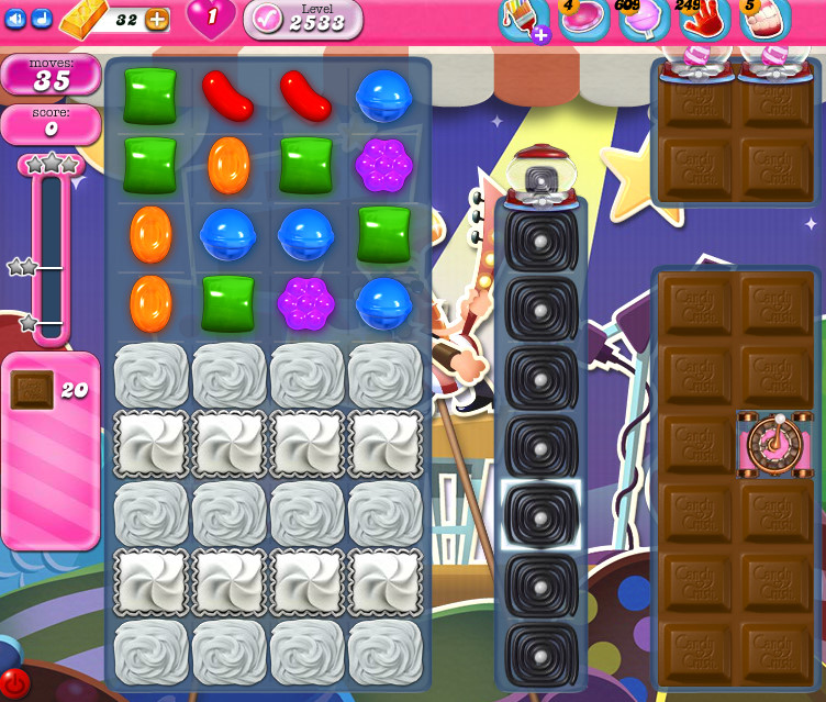 Candy Crush Saga level 2533 Candy Crush Saga level 2533