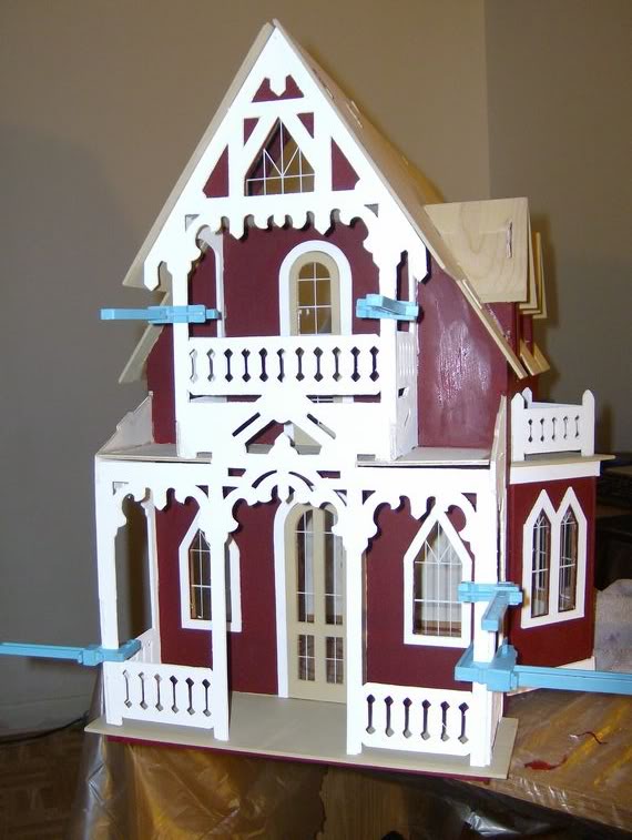 More Minis Dollhouses The Vineyard Cottage Dollhouse Day 4