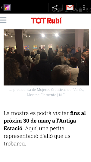 Exposición VIDA 7 de marzo 2019