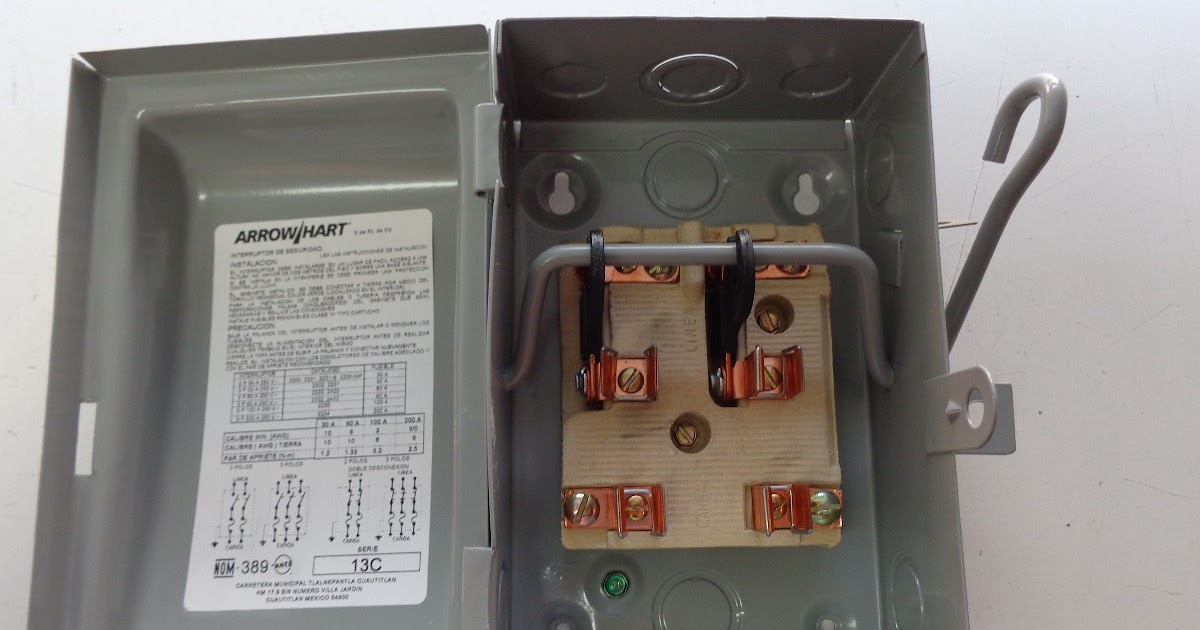 Instalación del interruptor principal Instalaciones Eléctricas