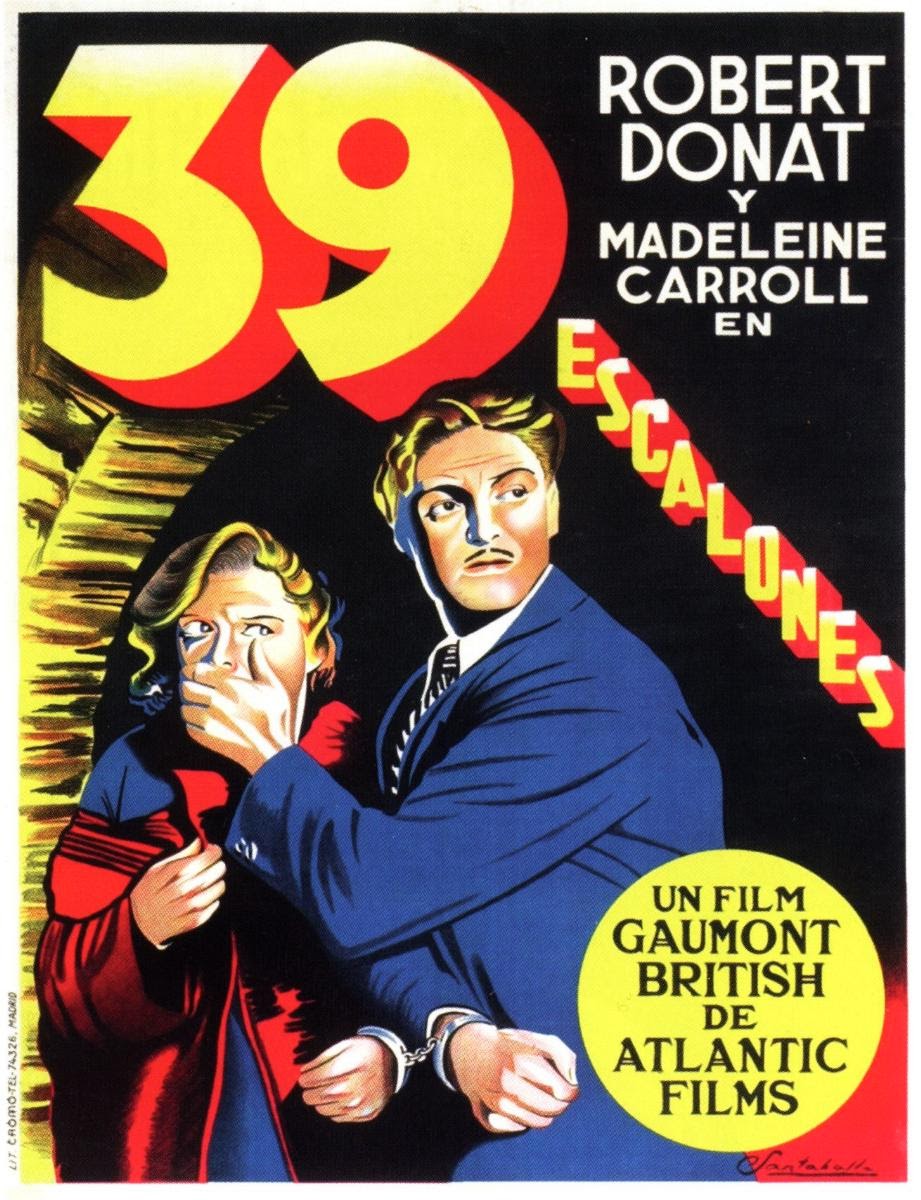 Ver película : 39 Escalones, 1935 (A. Hitchcock)