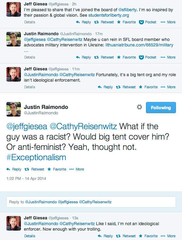 Justin Raimondo vs. The