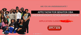 2019 Senator OBA Undergraduate Scholarship Scheme [Apply Now]