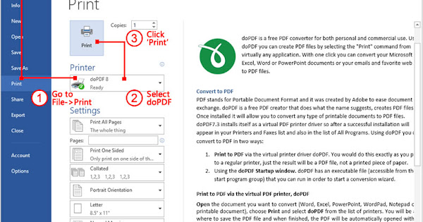 Cara Merubah Dokumen ms.Word ke PDF Menggunakan Software ...
