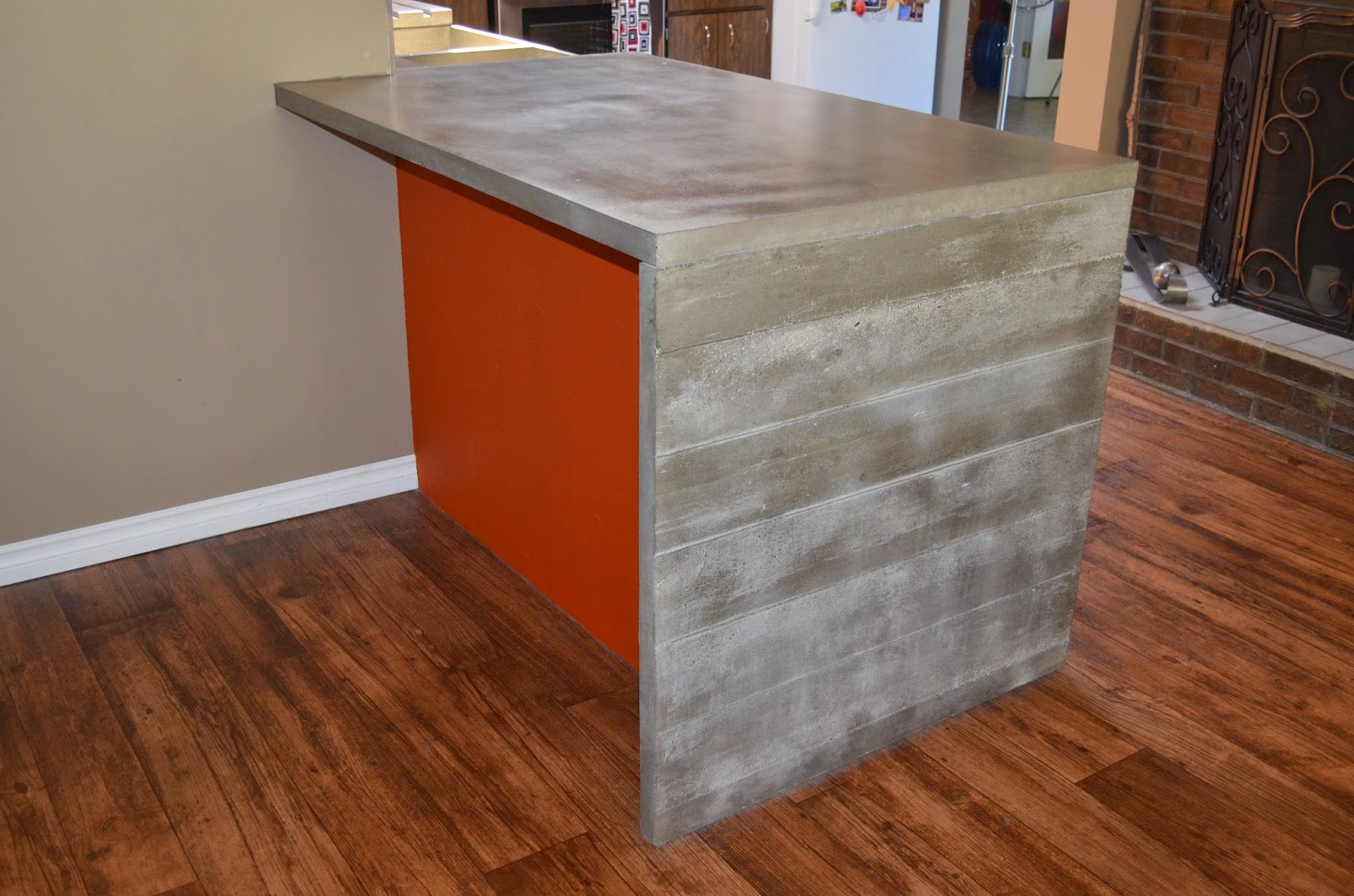 MODE CONCRETE Modern Contemporary Concrete Kitchen with Waterfall