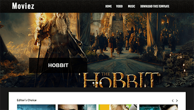 Moviez - Blogger template image