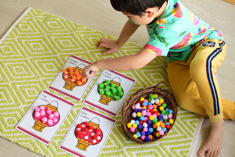 Chinese Paper Lantern Color Matching