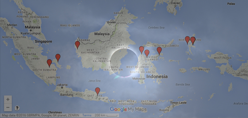 Gerhana Matahari Total di Indonesia, Tahun 2016 Gerhana Matahari Total di Indonesia, Tahun 2016