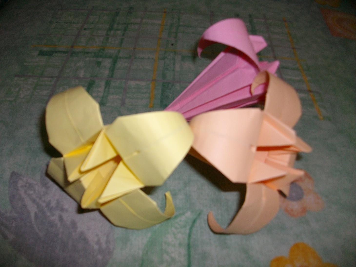 my origami Οριγκάμι Irish flower