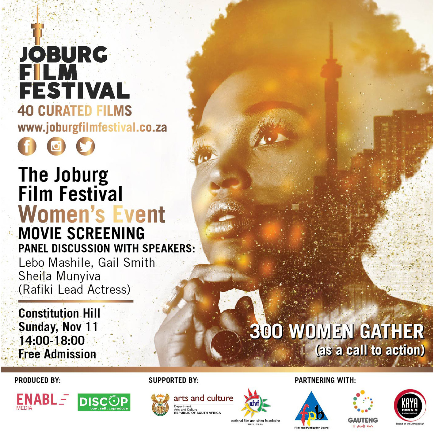 Three Hundred Women Gather To Talk Gender Disparity At The Joburg Film