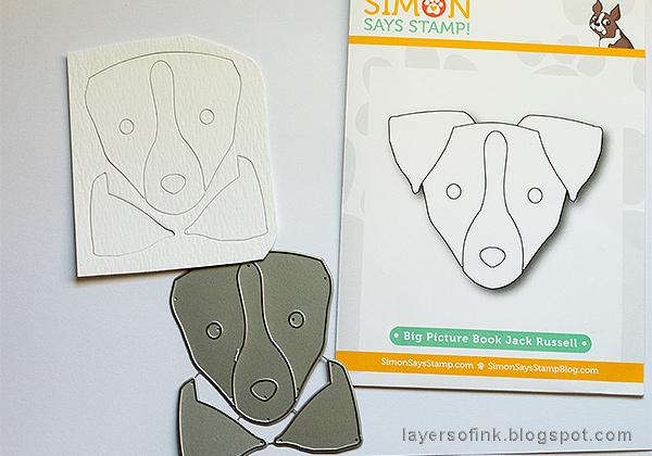 Layers of ink - Jack Russell Tag Tutorial by Anna-Karin Evaldsson, with Simon Says Stamp Fun and Festive products.