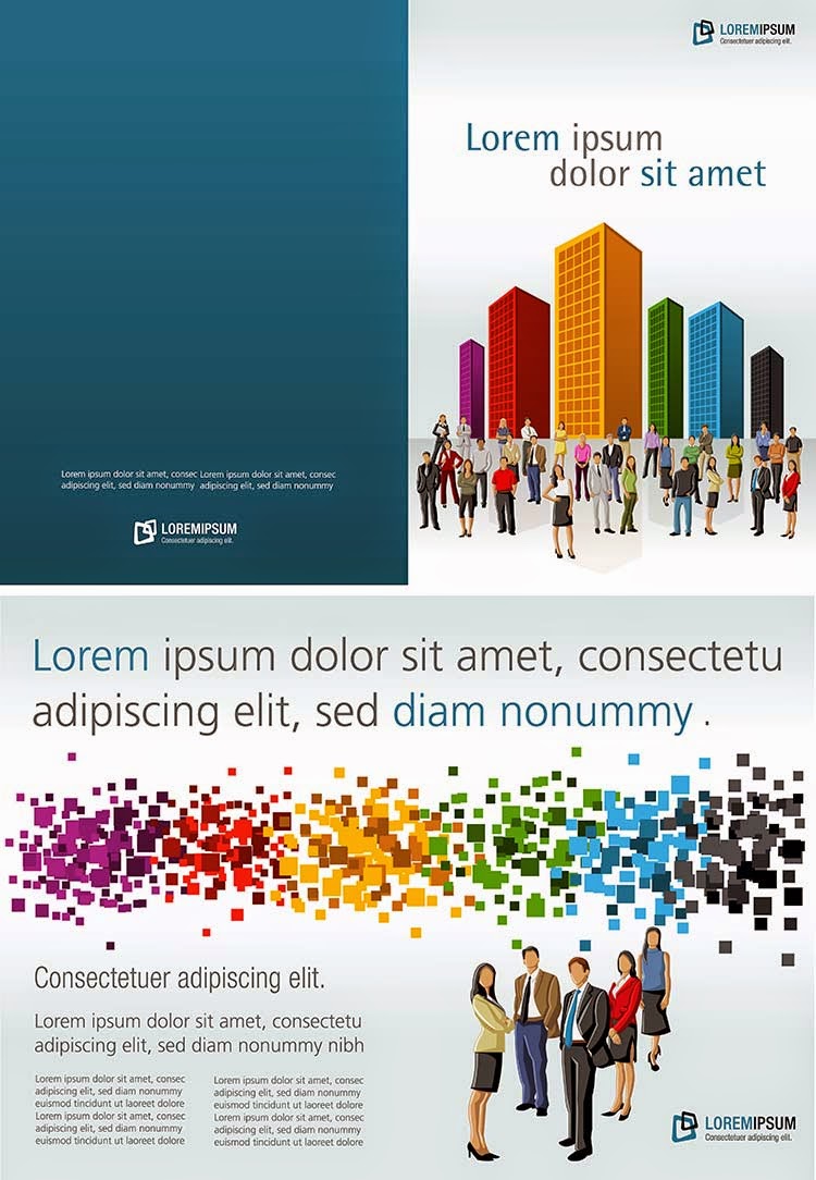 Corporate Brosur Business Vector Plus