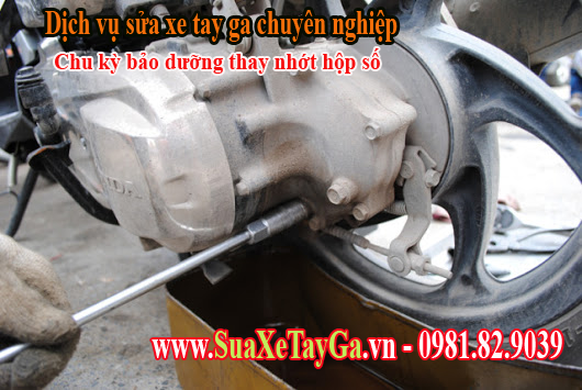 Sửa Xe Tay Ga - Chu kỳ thay nhớt hộp số xe tay ga, có thể bạn chưa biết? Sửa Xe Tay Ga - Chu kỳ thay nhớt hộp số xe tay ga, có thể bạn chưa biết?