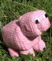 PATRON CERDO (MINECRAFT) AMIGURUMI  2169