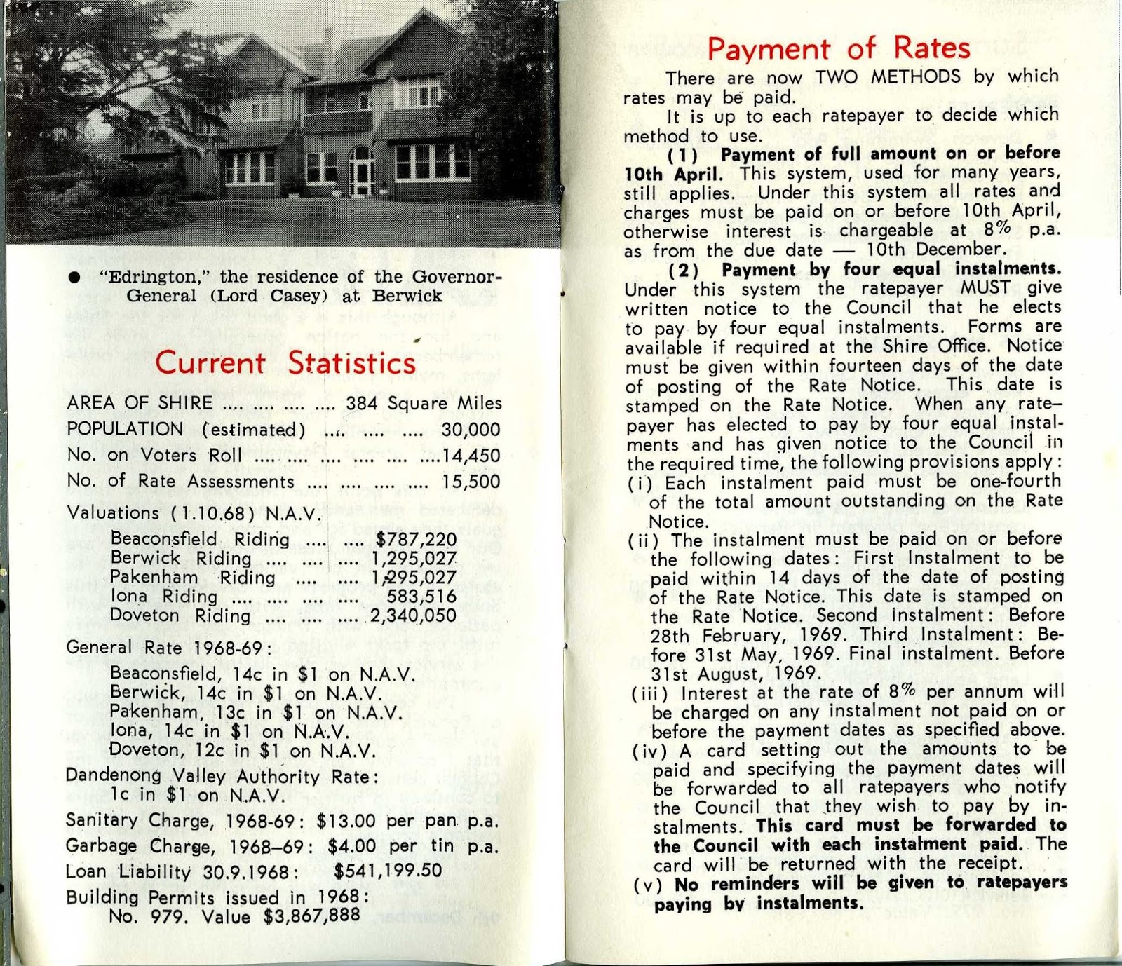 Casey Cardinia links to our past Shire of Berwick Report to