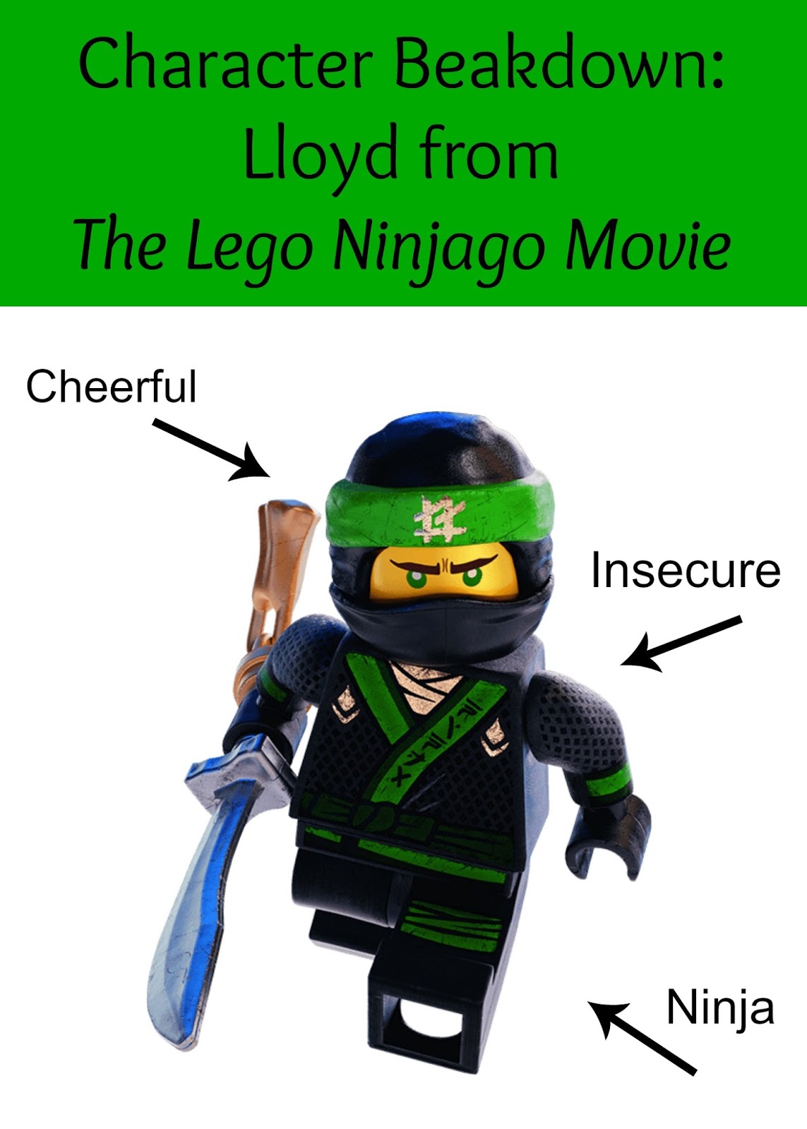 character breakdown lloyd from the lego ninjago movie