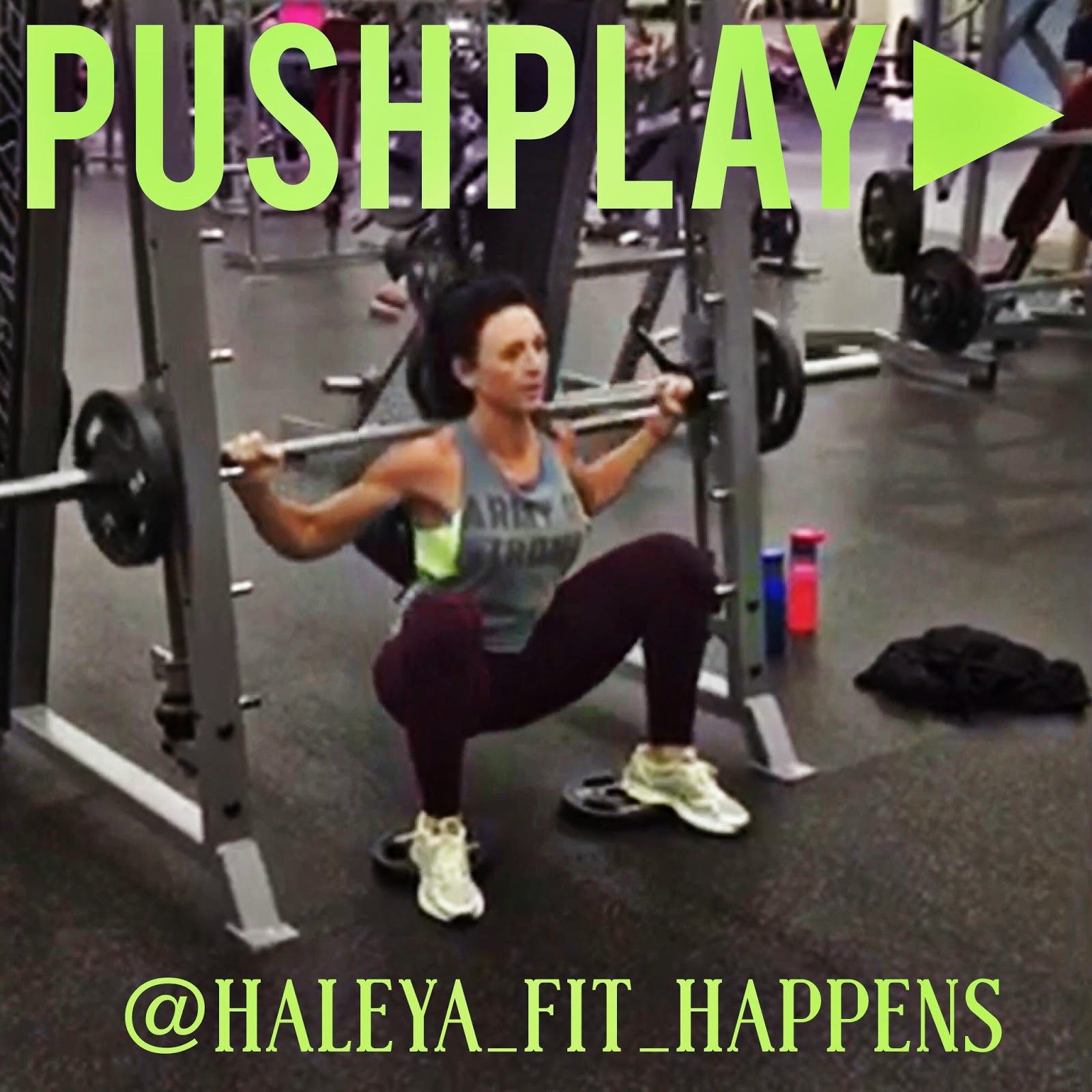 Fit Happens Squats with plates under heels
