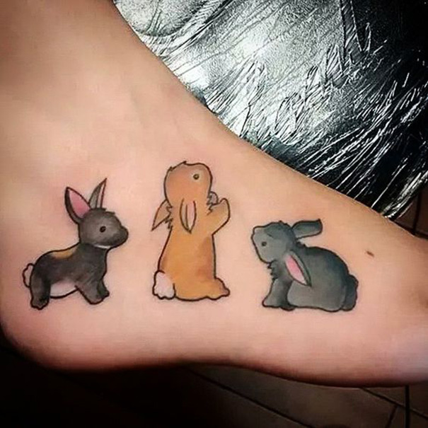 tatuagens femininas de coelho tatuagens femininas de coelho