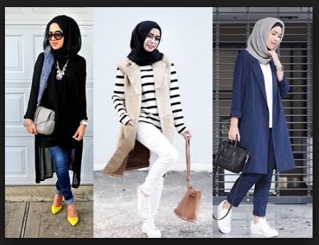 Style pakaian hijab anak muda Style pakaian hijab anak muda