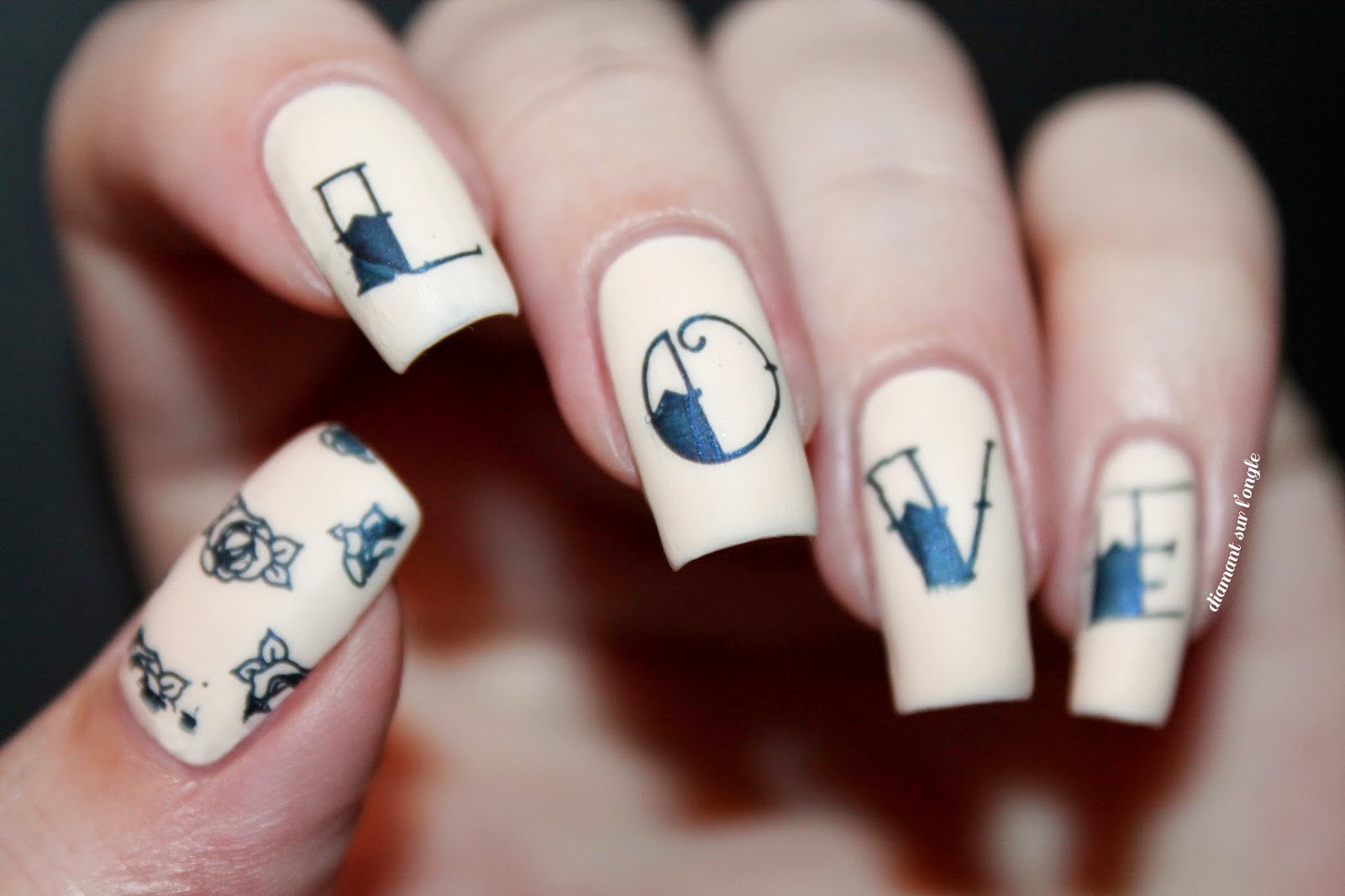 Tattoo // Ink inspired nail art