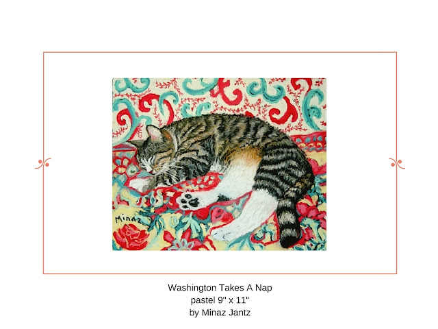Washington Takes a Nap by Minaz Jantz Washington Takes a Nap by Minaz Jantz