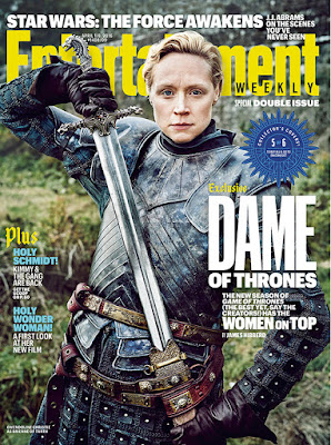Game of Thrones Season 6 Gwendoline Christie as Brienne EW Cover