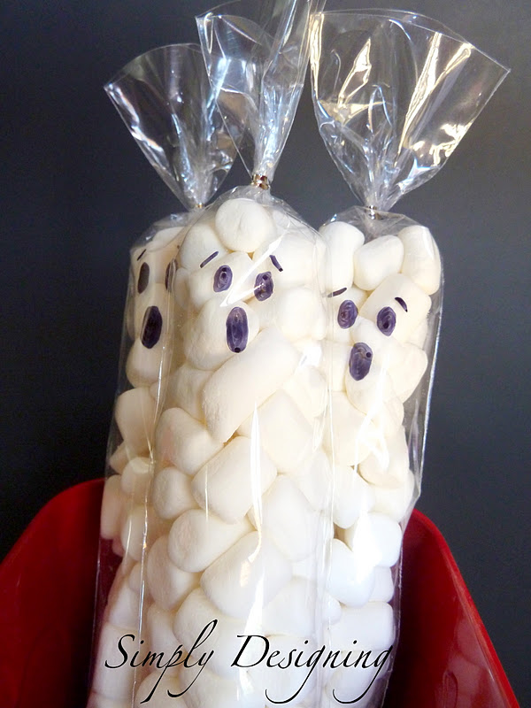 Marshmallow Ghost Goodie Bags