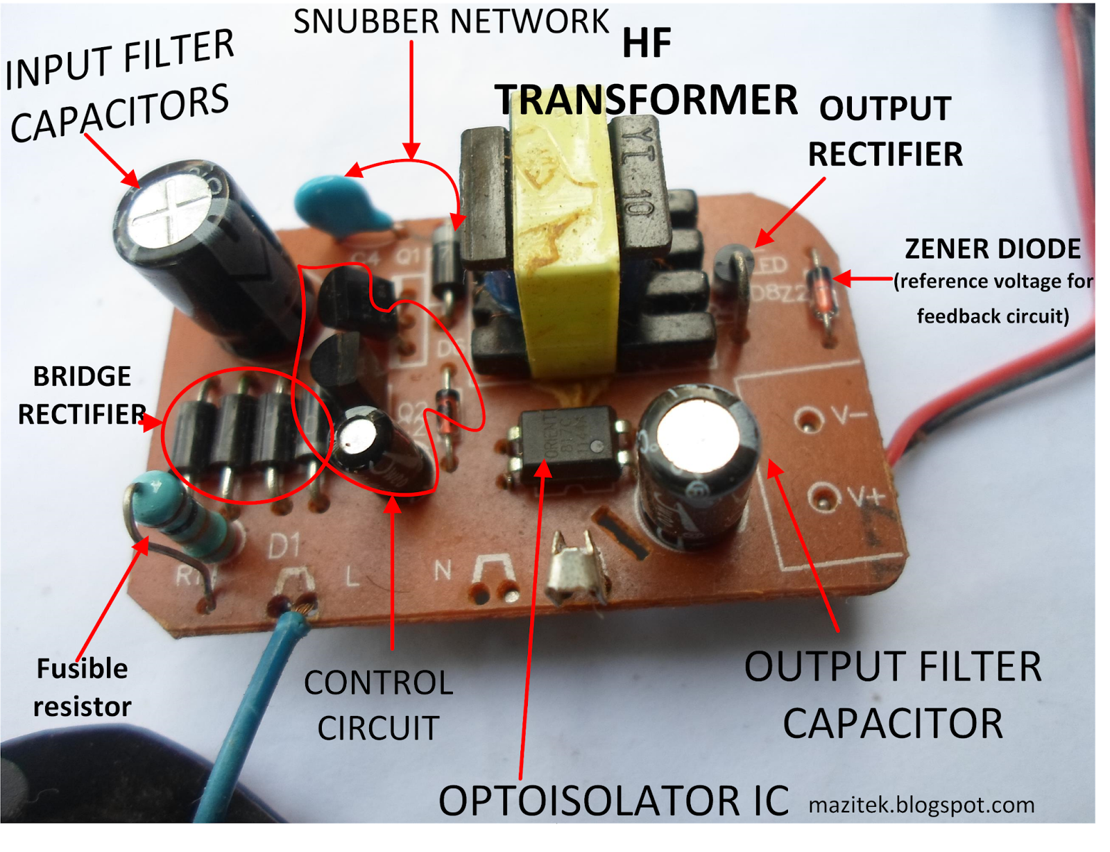 Mobile Phone Charger Circuit Diagram