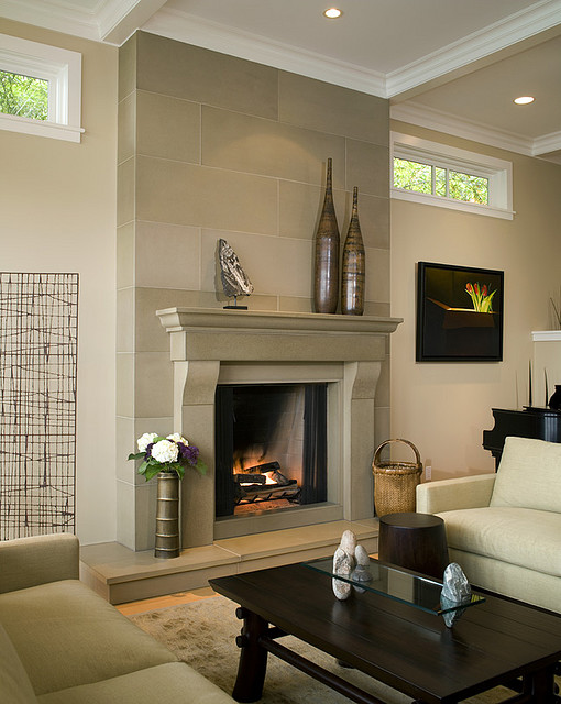 Fireplace Mantels And Surrounds Perfect Home Garden Design Wall Is A Beautifully Textured Material Finish Let That Be The Focus And Go Minimal Up Top Perhaps You Can Add Some Tea Light Candles On Mantel
