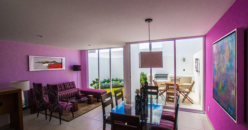 Como decorar mi casa - Blog de Decoracion: El color rosa y fiusha en la