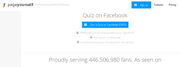 pageyourself fb quiz creator pageyourself fb quiz creator
