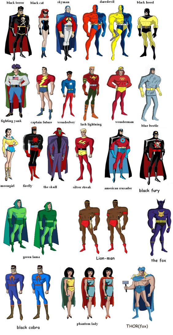 Seduced by the New... Public Domain Superheroes