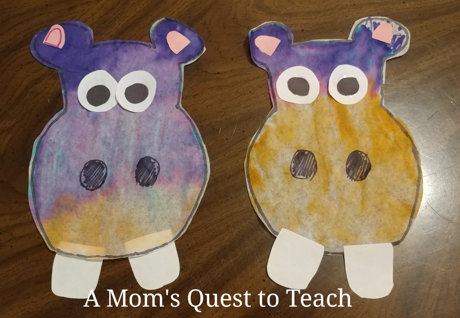 A Mom's Quest to Teach Crafts The Hippopotamus