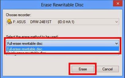 Cara Mudah Menghapus File DVD-RW